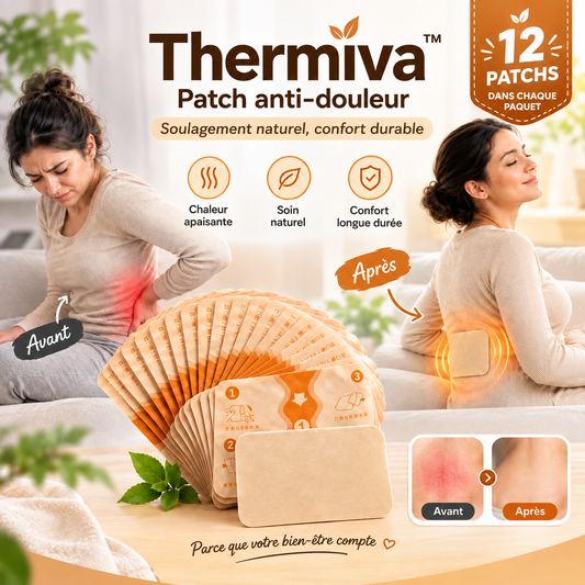 Thermiva™ Patch Chauffant | Chaleur Auto-Chauffante + Confort Apaisant en Quelques Minutes
