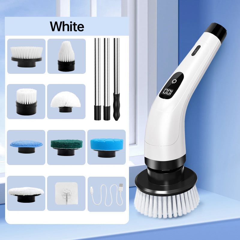 🔥VENTE LIMITÉE 50 % DE RÉDUCTION !!🔥Brosse de nettoyage électrique 9 en