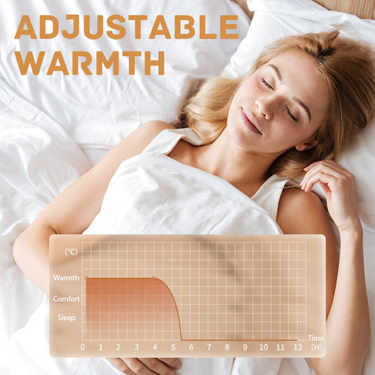 🛏️ 50% DE RÉDUCTION! ✨ Couverture Chauffante Électrique - 6 Niveaux de Chaleur pour un Confort Optimal en Hiver ❄️🔌