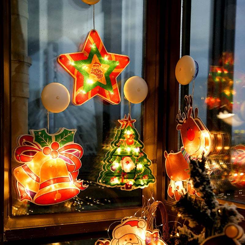 🎄Vente de Noël anticipée -50% de réduction🎊Lumières à ventouse pour fenêtre de Noël🎅