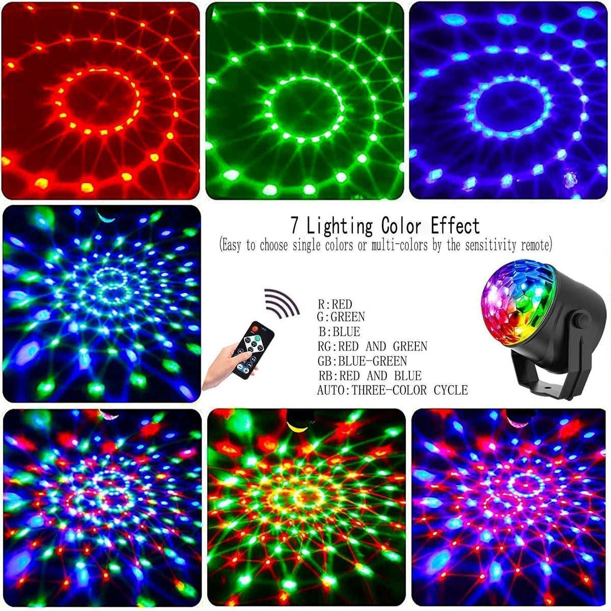 🔥 -50% POUR UNE DURÉE LIMITÉE ! Boule disco LED rotative – Effet RGB stroboscopique, branchement E27 instantané, consommation ultra-faible (1W) !
