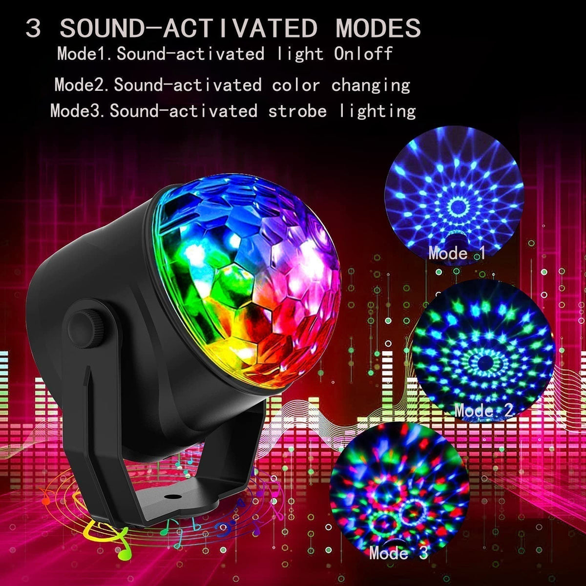 🔥 -50% POUR UNE DURÉE LIMITÉE ! Boule disco LED rotative – Effet RGB stroboscopique, branchement E27 instantané, consommation ultra-faible (1W) !
