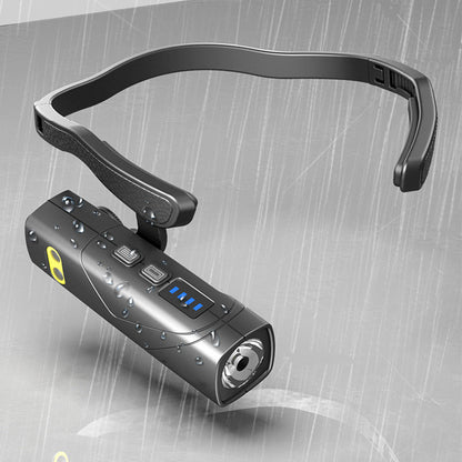 📢📢50 % de réduction !!!🎅Lampe frontale LED ultra-légère à porter sur l’oreille : 5 modes, détection gestuelle & batterie intelligente ! 💡🏃‍♂️