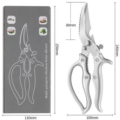 ✂️ ACHETEZ 2, OBTENEZ 1 GRATUIT ! Ciseaux de Cuisine Multifonctions – Acier Inox, Ergonomiques & 5-en-1 🍗✨